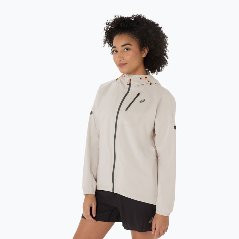 Geacă de alergare pentru femei ASICS Fujitrail Elite Waterproof cream 4
