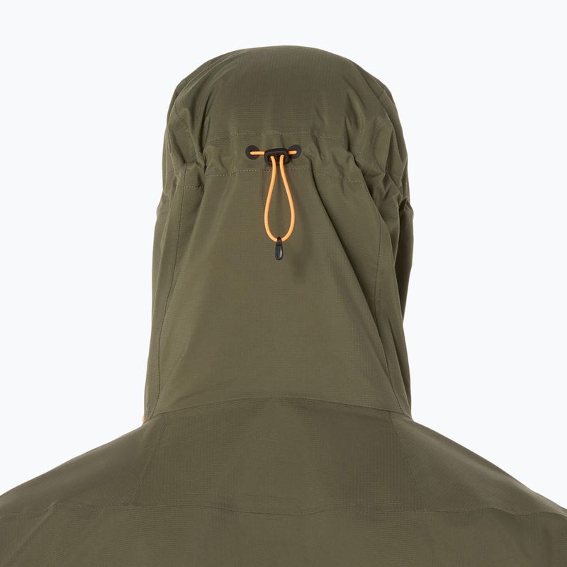 Geacă de alergare pentru bărbați ASICS Fujitrail Elite Waterproof mantle green 8