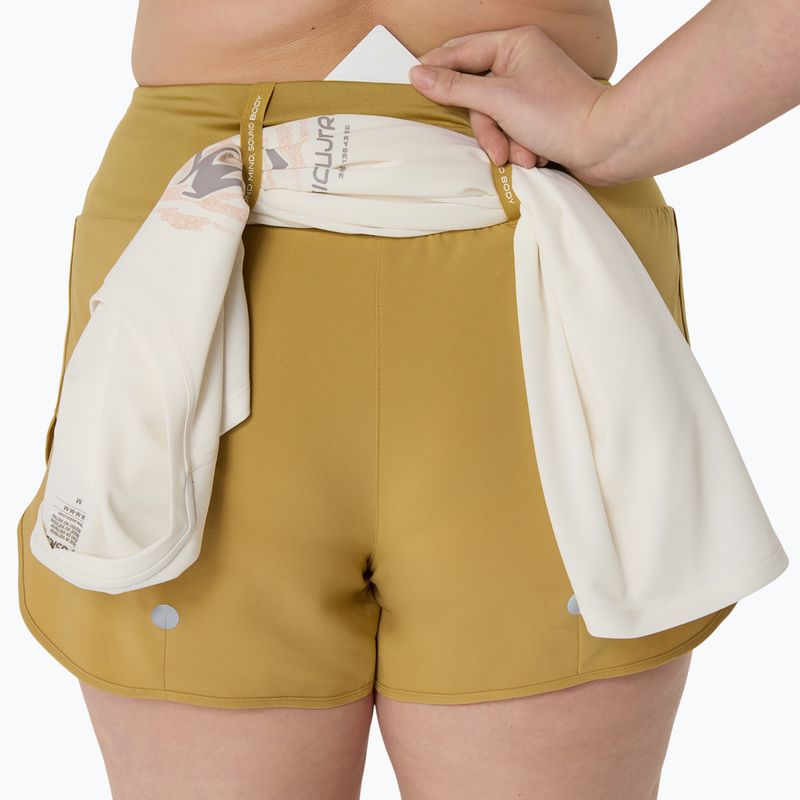 Pantaloni scurți de alergare pentru femei ASICS Road 3.5IN lemongrass 7