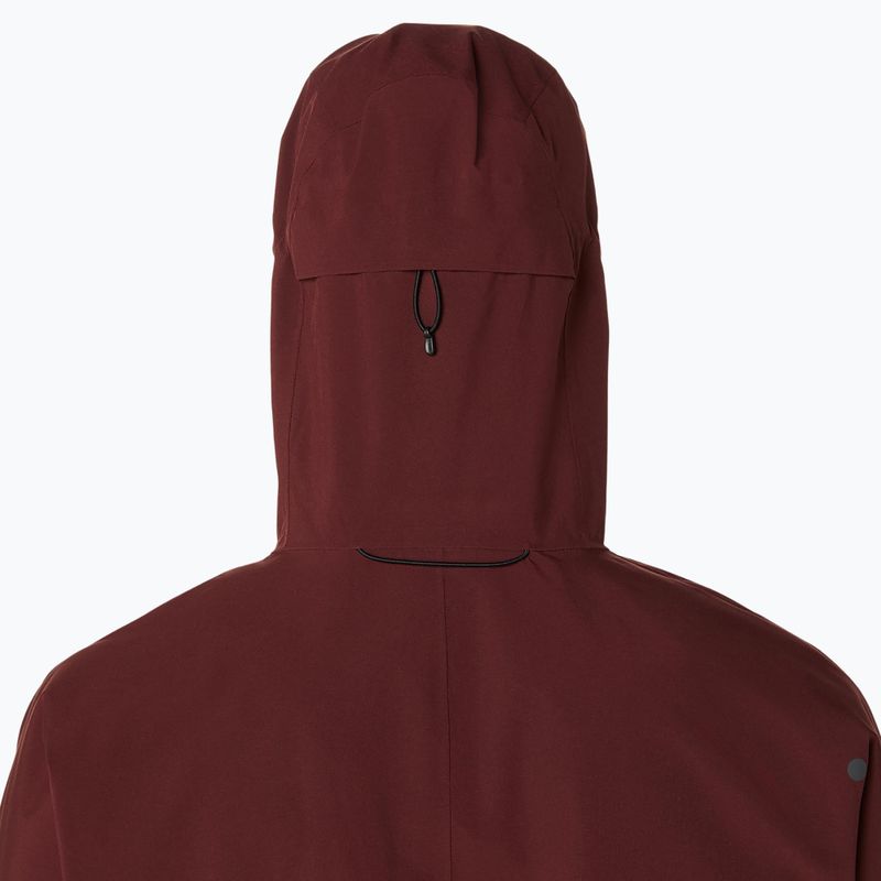 Geacă de alergare pentru bărbați ASICS Metarun Waterproof dark red planet 7