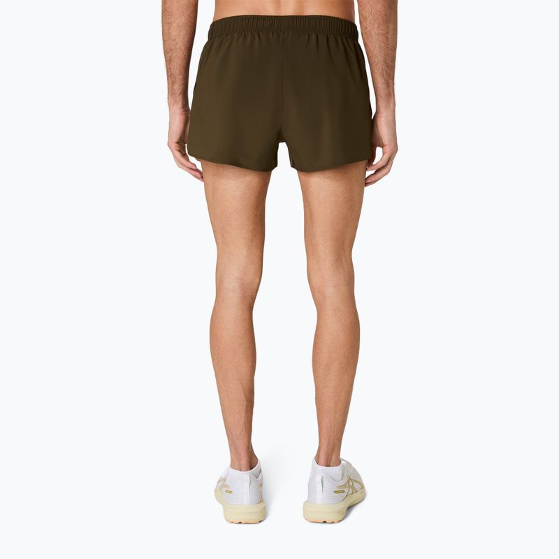 Pantaloni scurți de alergare pentru bărbați ASICS Core Split Short brown stone 3
