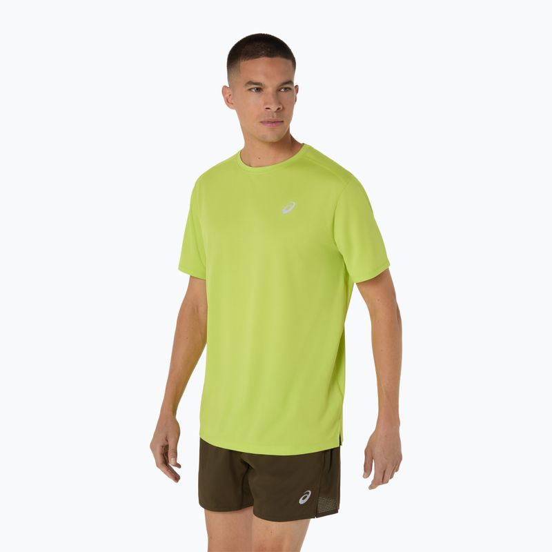 Tricou de alergare pentru bărbați ASICS Core neon lime 4