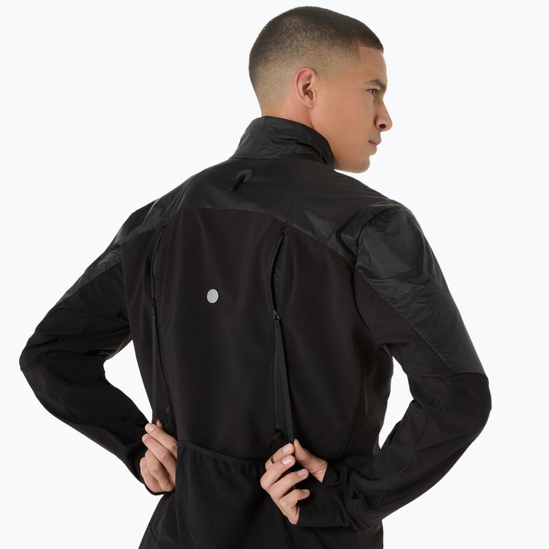 Geacă de alergare pentru bărbați ASICS Road Winter performance black 7