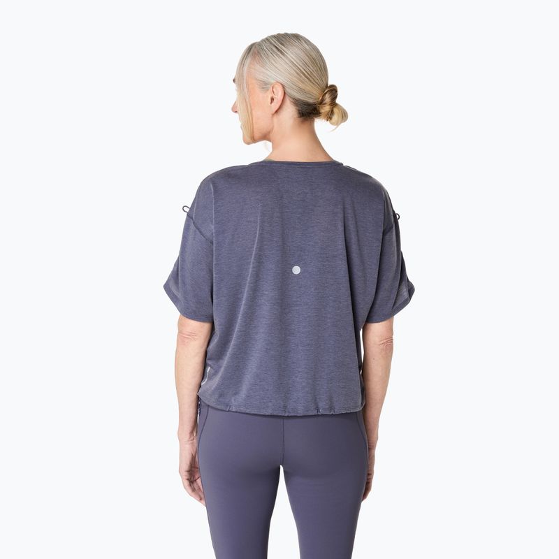Tricou de alergare pentru femei ASICS Nagino Run Adjustable Top indigo fog 3