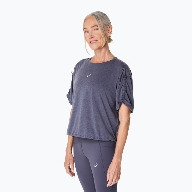 Tricou de alergare pentru femei ASICS Nagino Run Adjustable Top indigo fog 4