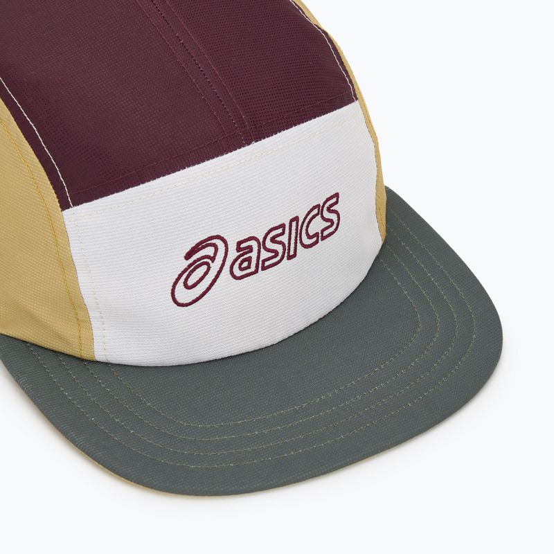 Șapcă ASICS 5 Panel mantle green/dark currant/lemongrass 3