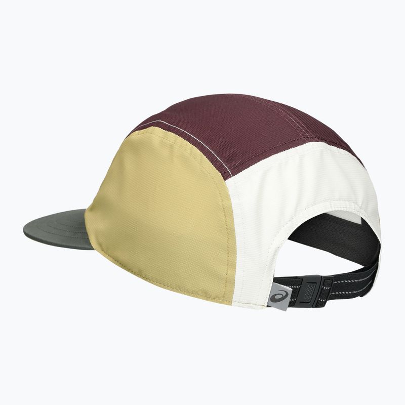 Șapcă ASICS 5 Panel mantle green/dark currant/lemongrass 2
