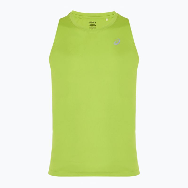 Tricou de alergare pentru bărbați ASICS Core Singlet neon lime 5