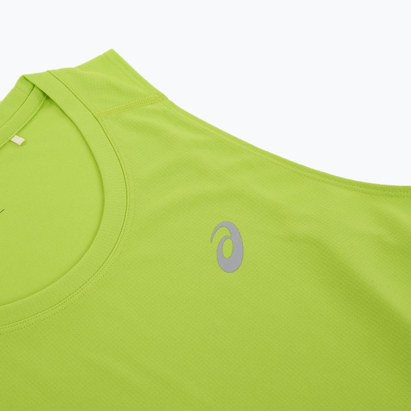 Tricou de alergare pentru bărbați ASICS Core Singlet neon lime 9