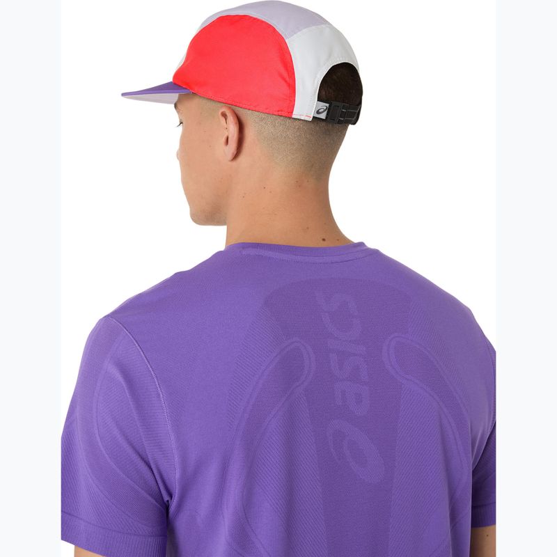 Șapcă ASICS 5 Panel flash red/edo purple/dusk violet 5