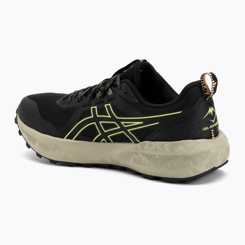 Încălțăminte de alergare pentru bărbați ASICS Gel-Sonoma 8 black/lime green 3