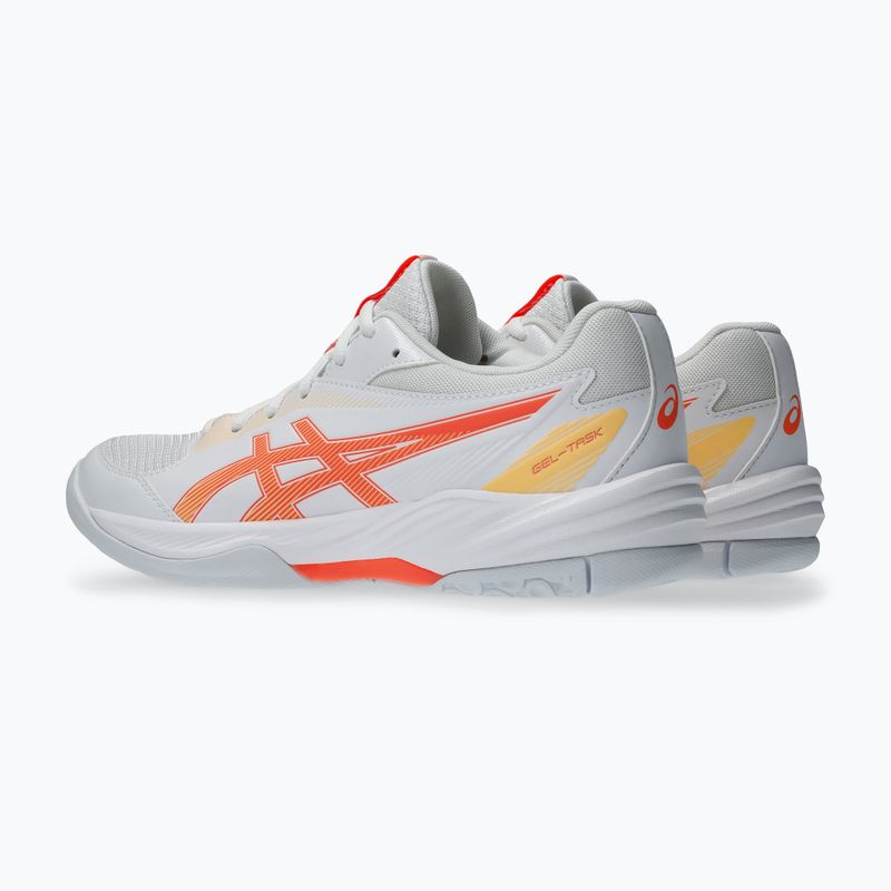 Încălțăminte pentru femei ASICS Gel-Task 4 white/vivid coral 4
