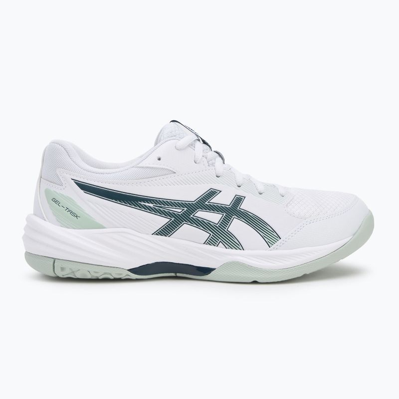 Încălțăminte pentru bărbați ASICS Gel-Task 4 white/tranquil teal 2
