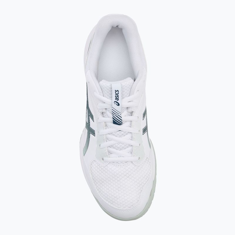 Încălțăminte pentru bărbați ASICS Gel-Task 4 white/tranquil teal 5