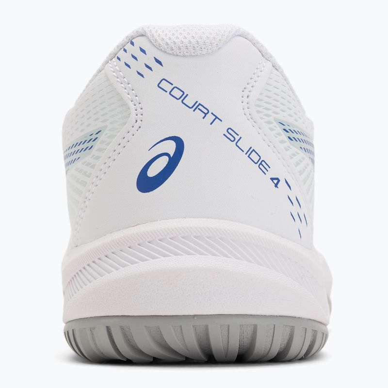 Încălțăminte de tenis pentru bărbați Asics Court Slide 4 white/dark cobalt 6