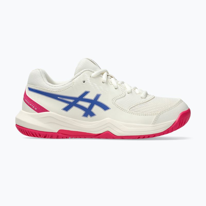 Încălțăminte de tenis pentru copii Asics Gel-Dedicate 8 GS Jr cream/dark cobalt