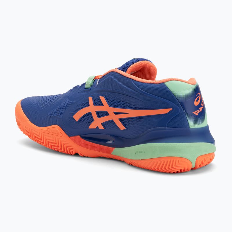 Încălțăminte de padel pentru bărbați ASICS Gel-Resolution X dark cobalt/vivid coral 3