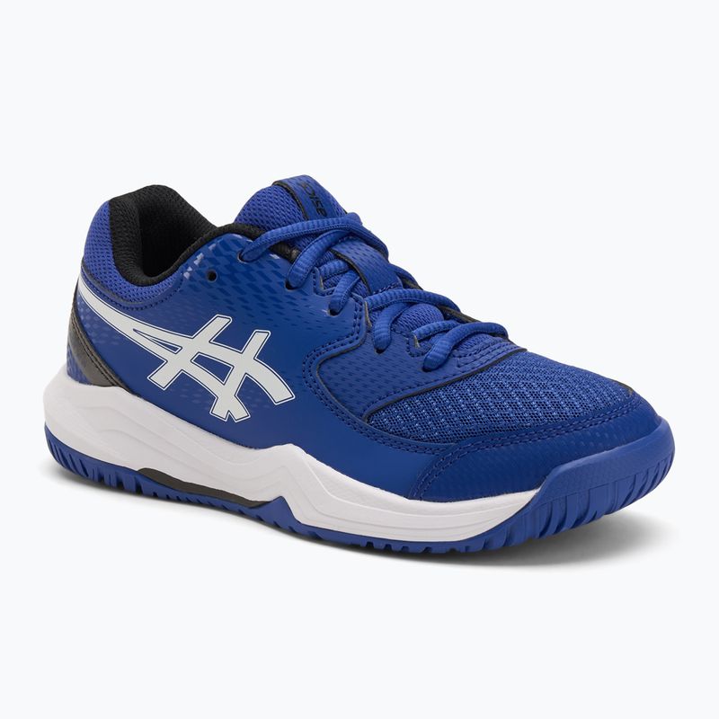 Încălțăminte de tenis pentru copii Asics Gel-Dedicate 8 GS Jr dark cobalt/white