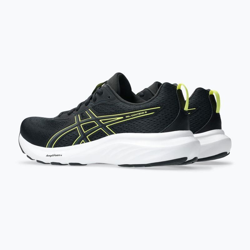 Încălțăminte de alergare pentru bărbați  ASICS Gel-Contend 9 black/citron 4