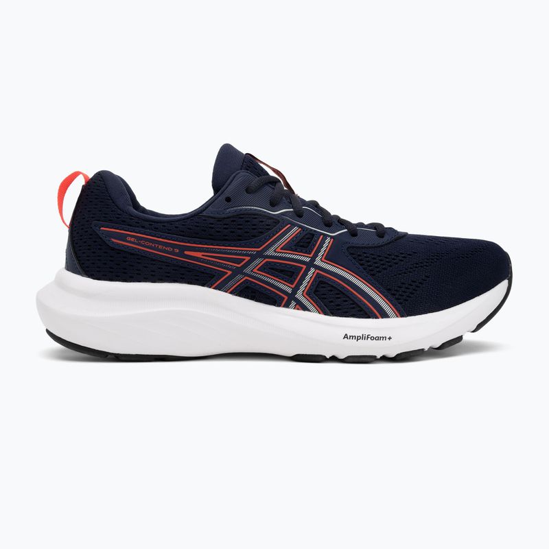 Încălțăminte de alergare pentru bărbați ASICS Gel-Contend 9 midnight/flash red 2
