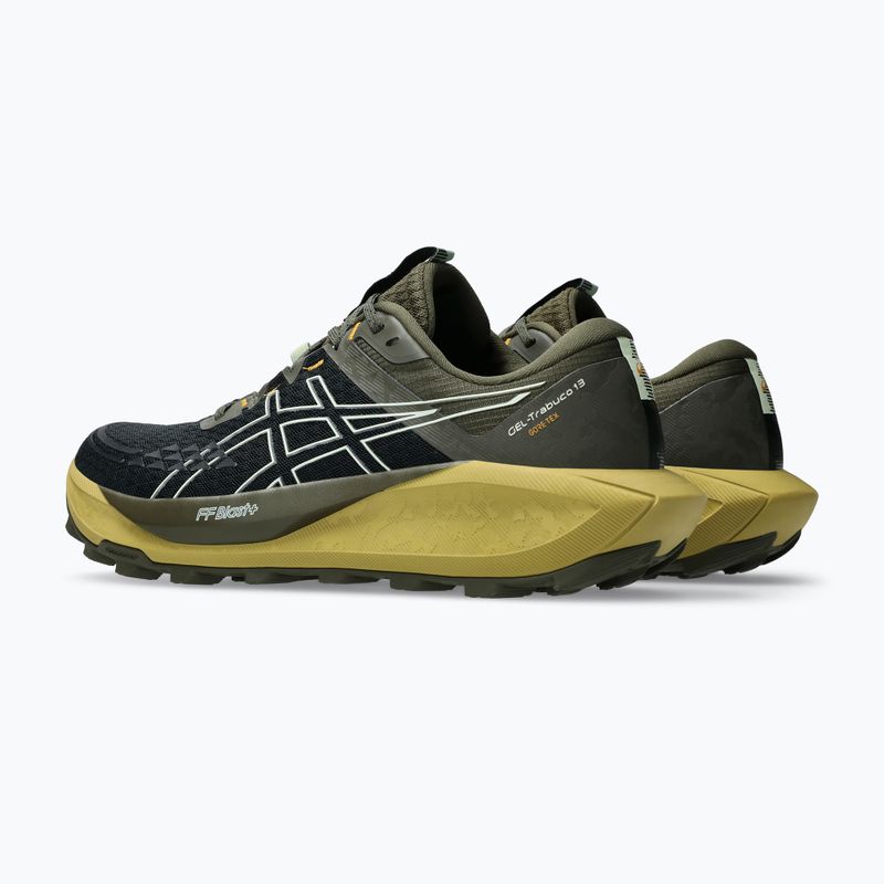 Încălțăminte de alergare pentru bărbați ASICS Gel-Trabuco 13 GTX black/whisper green 11