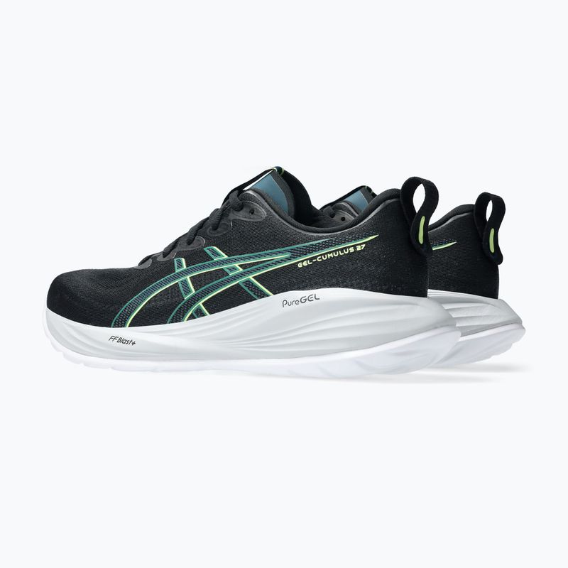 Încălțăminte de alergare pentru bărbați ASICS Gel-Cumulus 27 black/lucid yellow 4