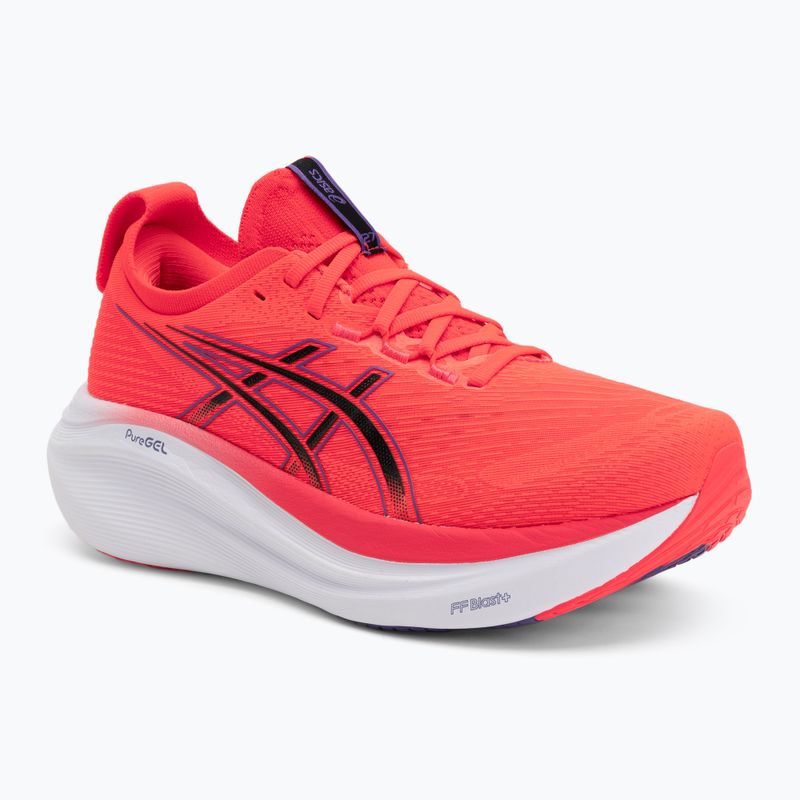 ASICS Gel-Nimbus 27 pantofi de alergare pentru bărbați roșu aprins / negru