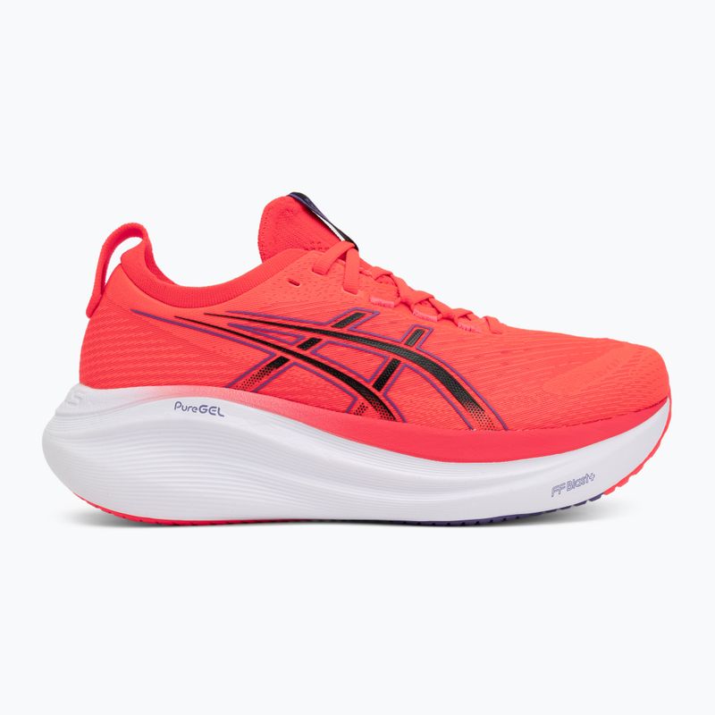 ASICS Gel-Nimbus 27 pantofi de alergare pentru bărbați roșu aprins / negru 2