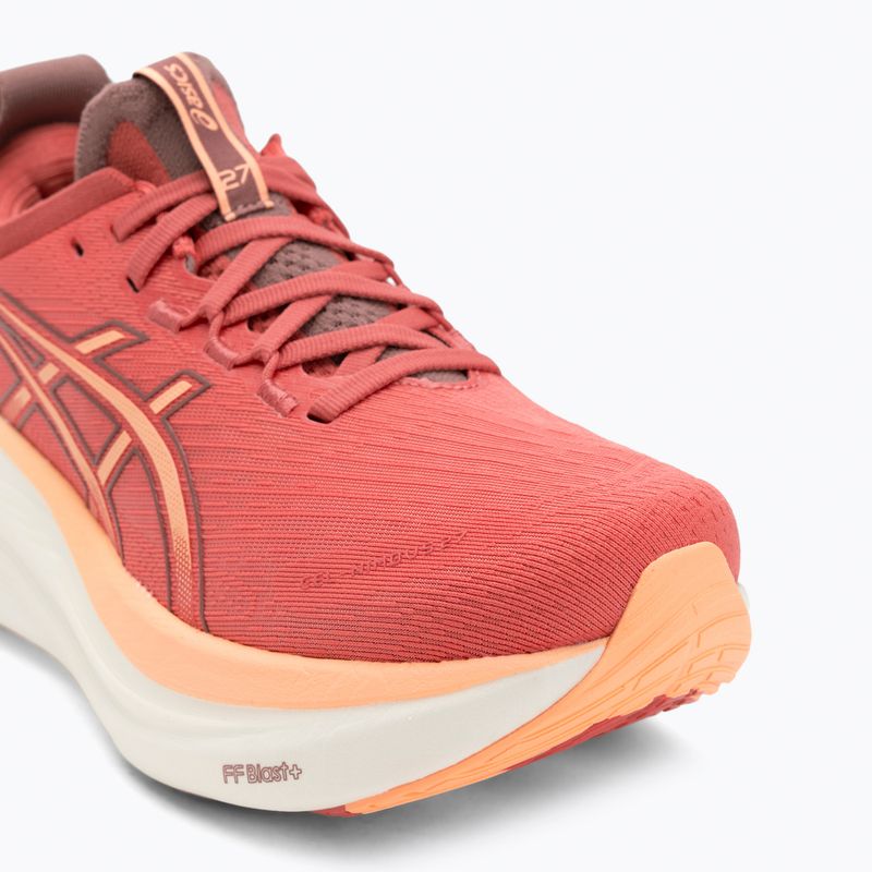 Încălțăminte de alergare pentru femei Asics Gel-Nimbus 27 dark pink clay/orange glow 7