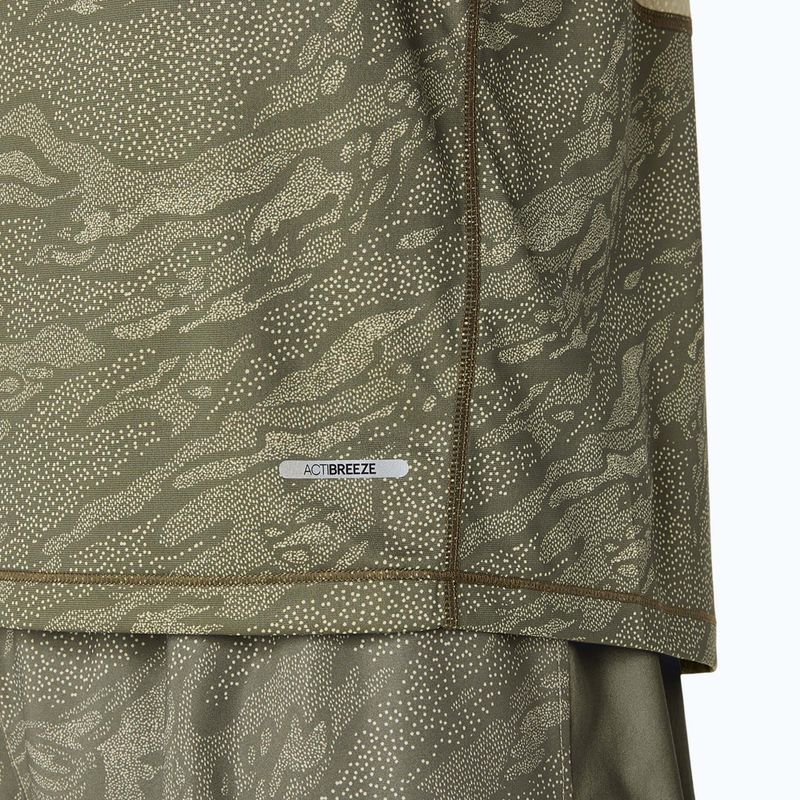Tricou de alergare pentru bărbați ASICS Fujitrail Singlet mantle green/khaki 7