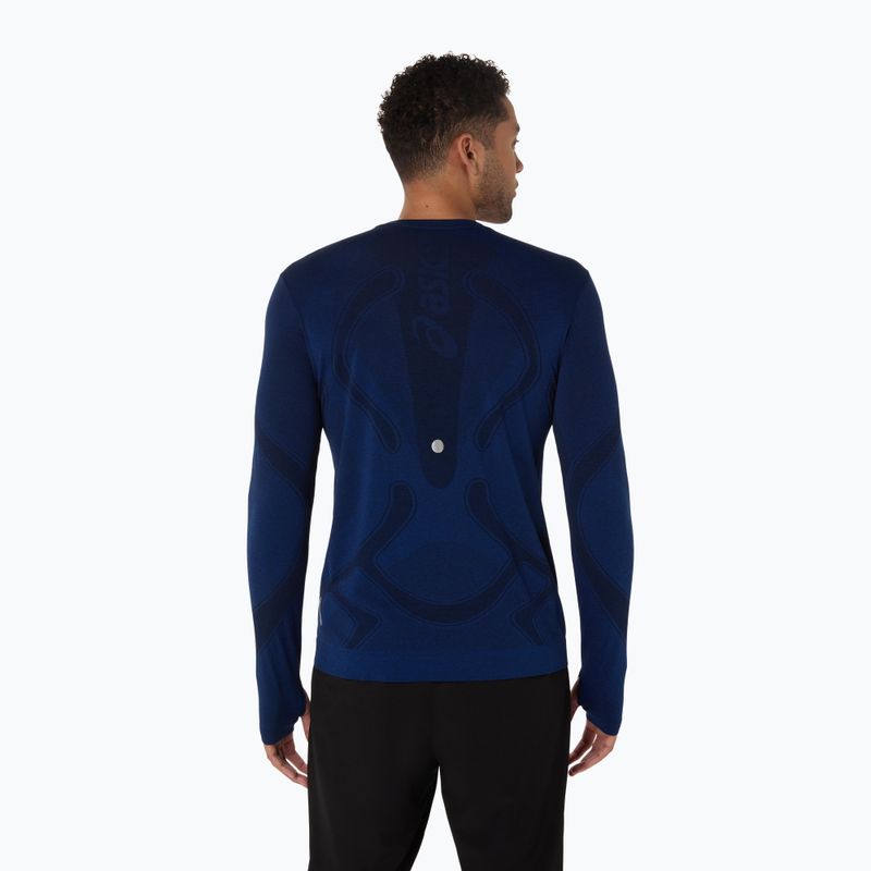 Longsleeve de alergare pentru bărbați ASICS Road Seamless LS midnight 3