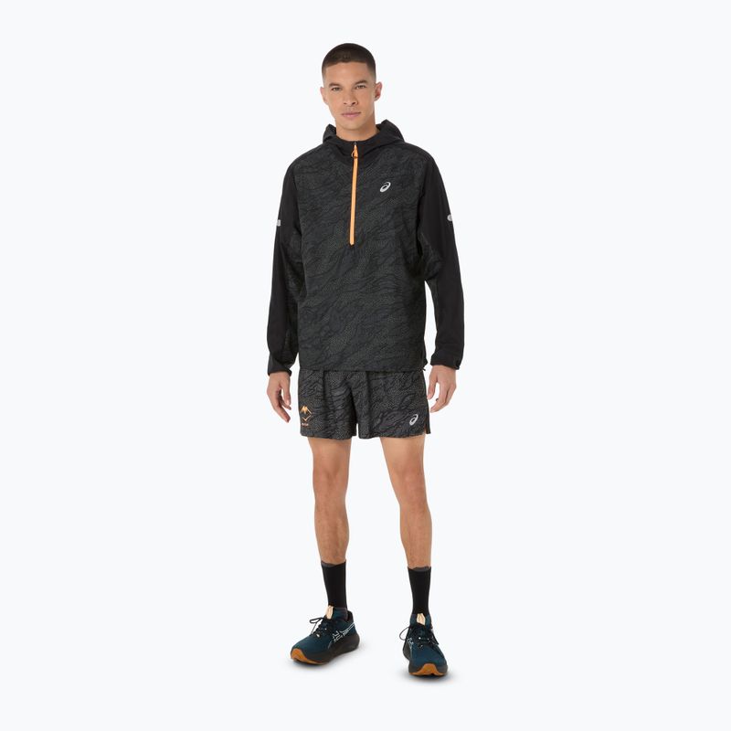 Geacă de alergare pentru bărbați ASICS Fujitrail Packable Windbreaker performance black 2