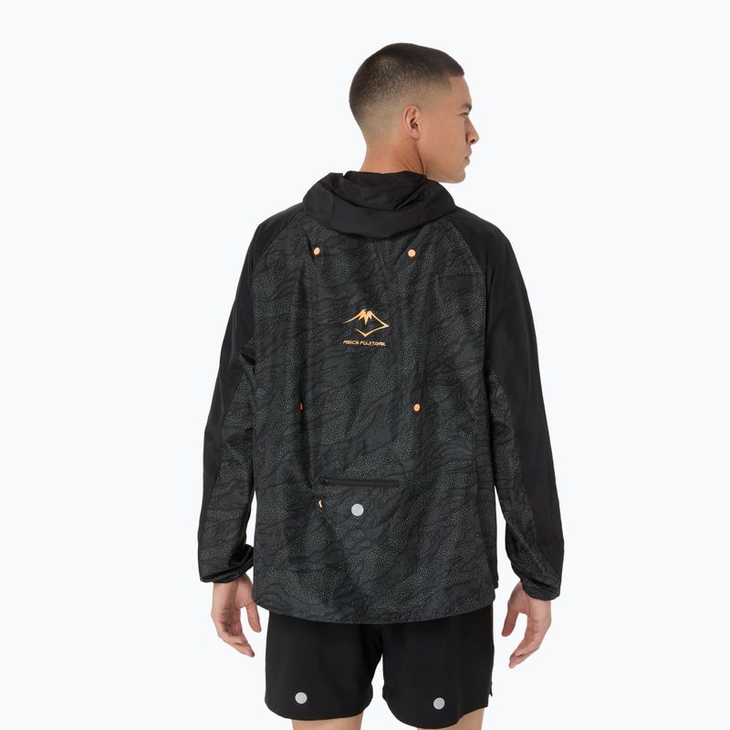 Geacă de alergare pentru bărbați ASICS Fujitrail Packable Windbreaker performance black 3