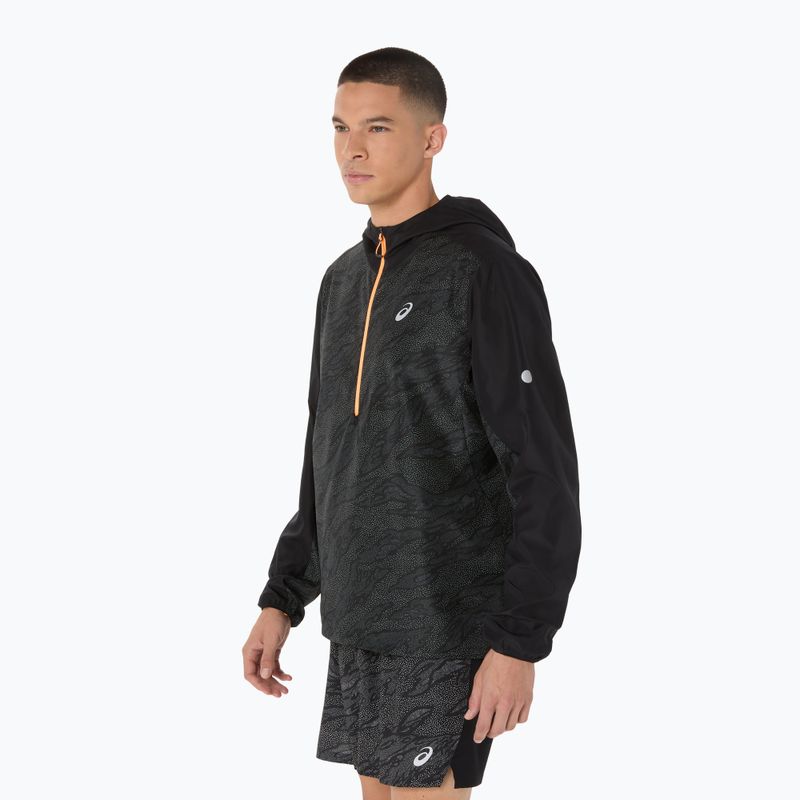 Geacă de alergare pentru bărbați ASICS Fujitrail Packable Windbreaker performance black 4