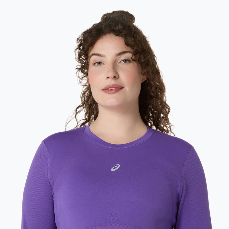 Longsleeve de alergare pentru femei ASICS Road Seamless LS edo purple 4