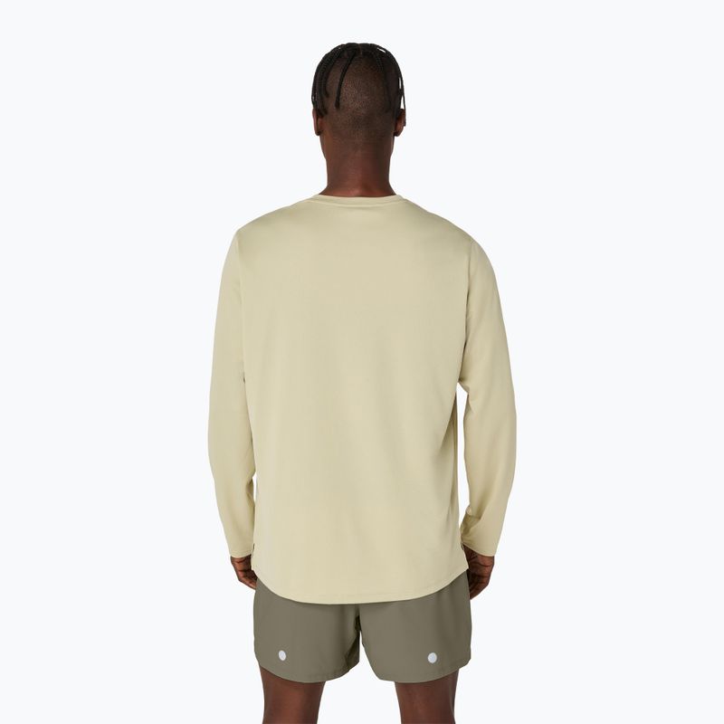 Longsleeve de alergare pentru bărbați ASICS Fujitrail Logo LS khaki 3
