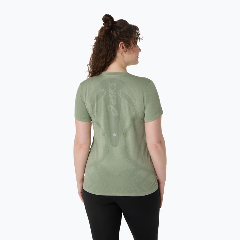 Tricou de alergare pentru femei ASICS Seamless monument blue/whisper green 3