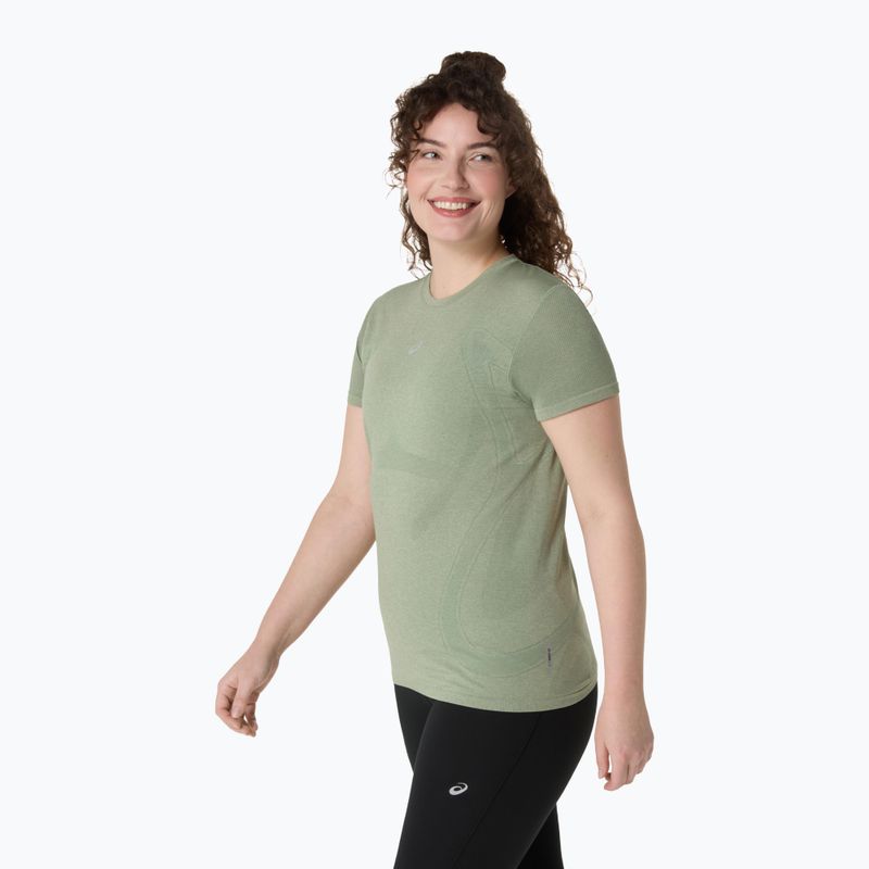 Tricou de alergare pentru femei ASICS Seamless monument blue/whisper green 4