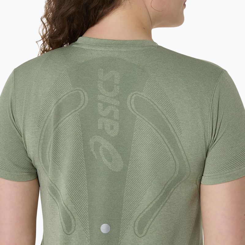 Tricou de alergare pentru femei ASICS Seamless monument blue/whisper green 7