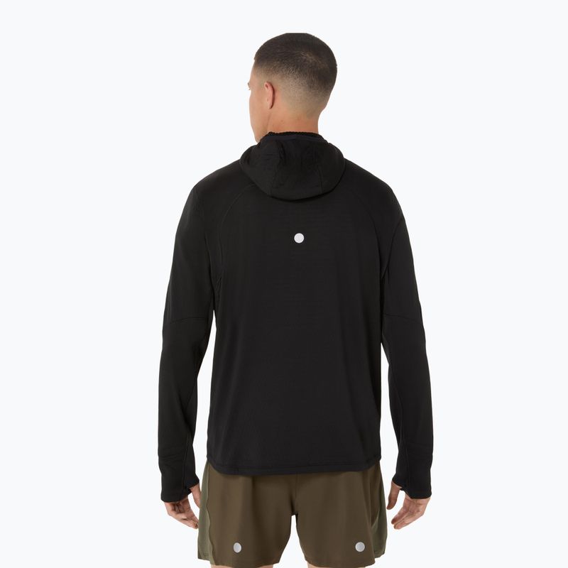 Hanorac de alergare pentru bărbați ASICS Road Winter Hoodie performance black 3