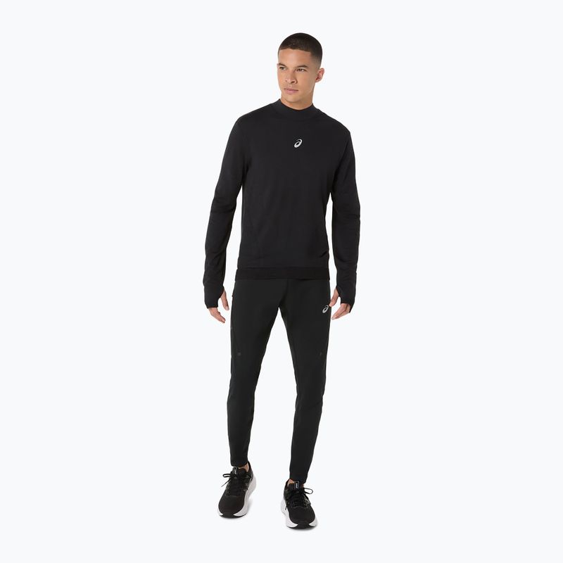 Longsleeve de alergare pentru bărbați ASICS Road Winter Seamless performance black 4