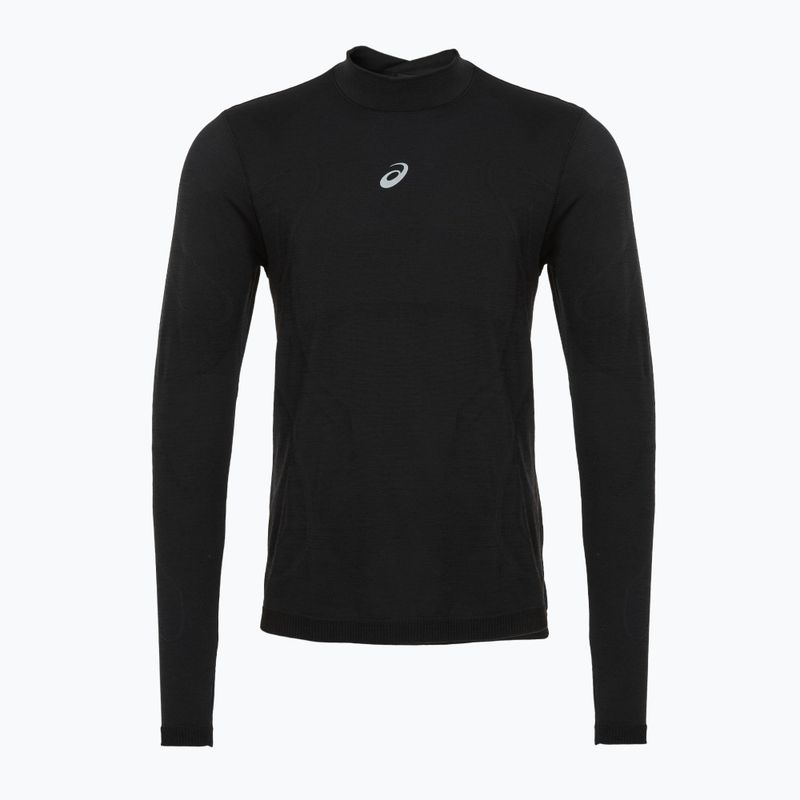 Longsleeve de alergare pentru bărbați ASICS Road Winter Seamless performance black 8