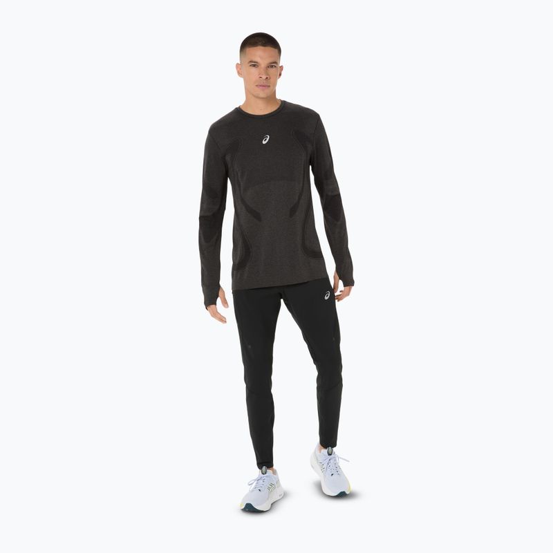 Longsleeve de alergare pentru bărbați ASICS Road Seamless LS performance black 2