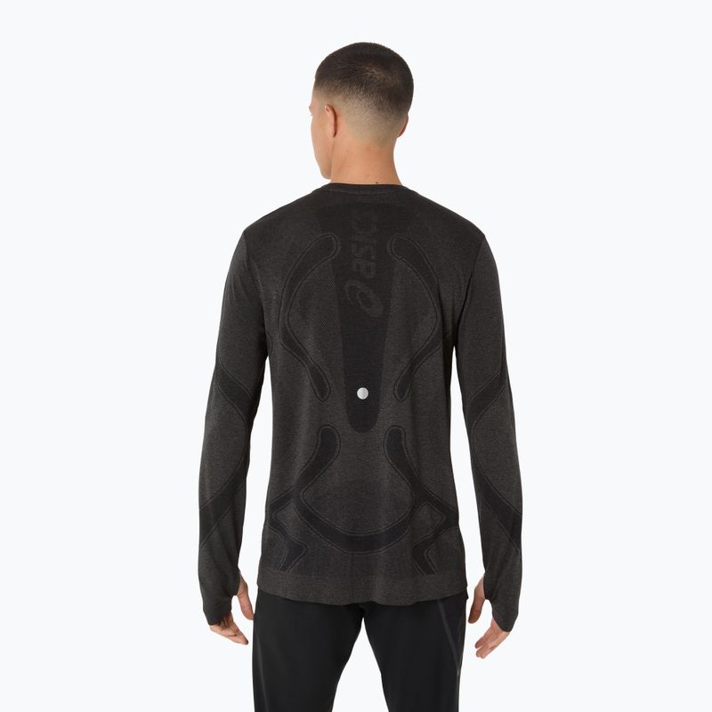 Longsleeve de alergare pentru bărbați ASICS Road Seamless LS performance black 3