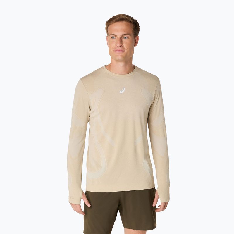 Longsleeve de alergare pentru bărbați ASICS Road Seamless LS cream