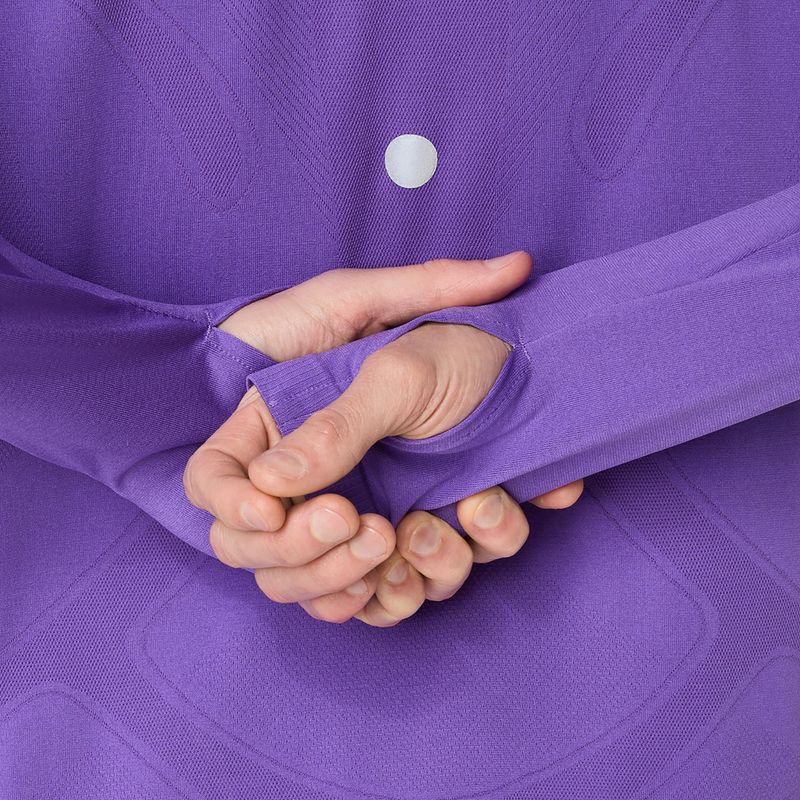 Longsleeve de alergare pentru bărbați ASICS Road Seamless LS edo purple 6