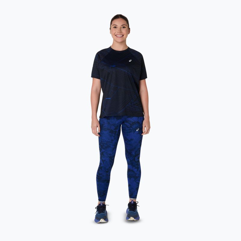 Colanți de alergare pentru femei ASICS Road Lite-Show performance black/dark cobalt 2