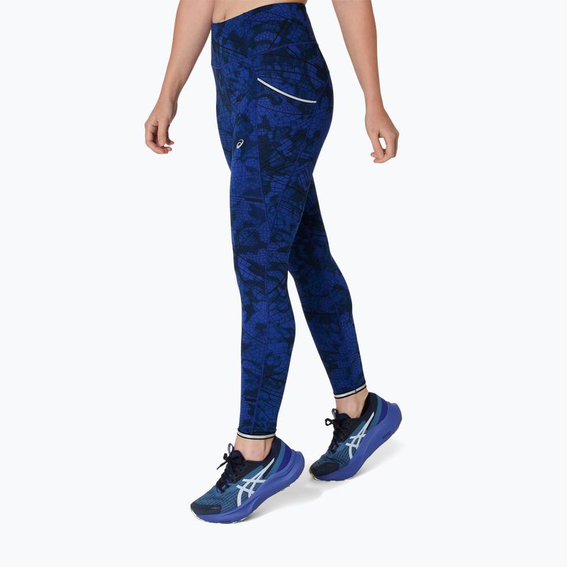 Colanți de alergare pentru femei ASICS Road Lite-Show performance black/dark cobalt 4