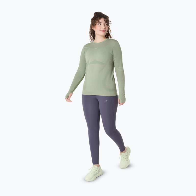 Longsleeve de alergare pentru femei ASICS Road Seamless LS monument blue/whisper green 2