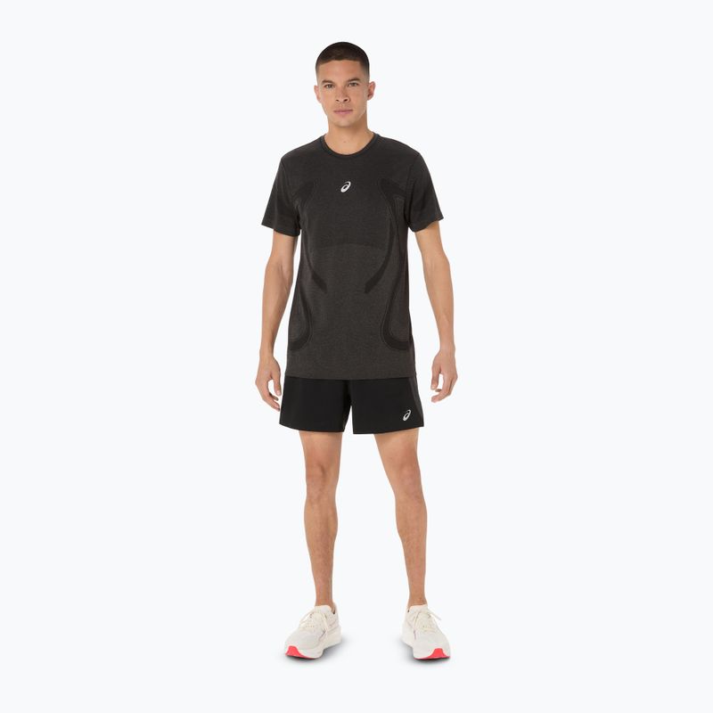 Tricou de alergare pentru bărbați ASICS Road Seamless performance black 2